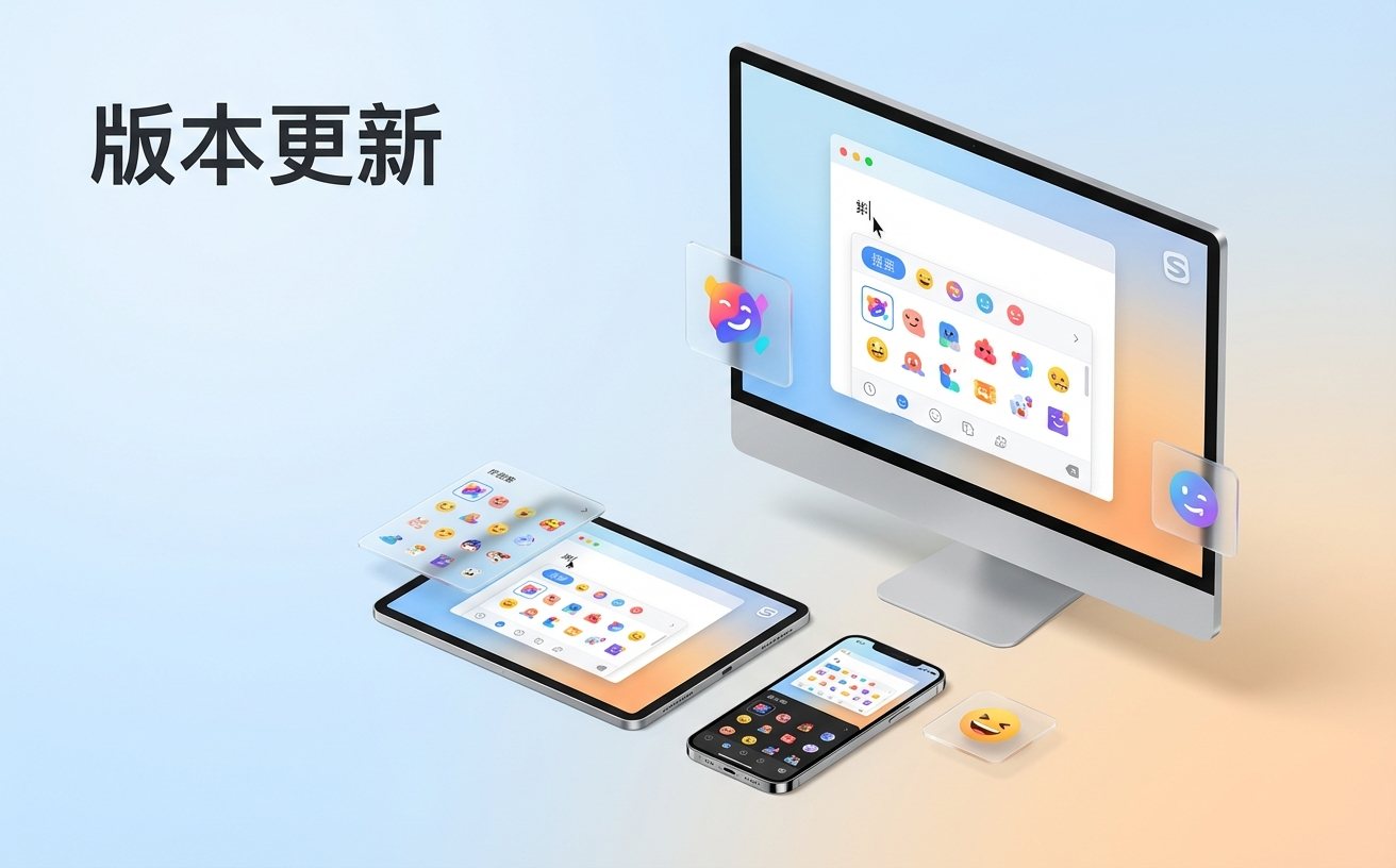 搜狗输入法智能贴纸与界面优化展示